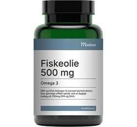 Mezina Fiskeolie Omega-3 - 500 mg 180 kap.