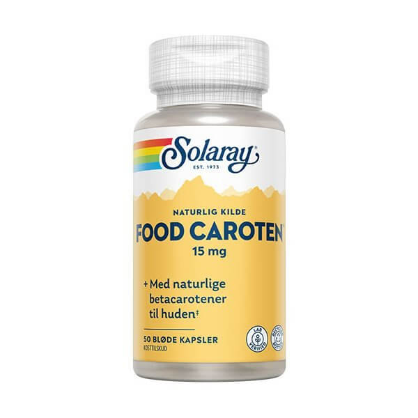 Solaray Food Caroten • 50 kap.