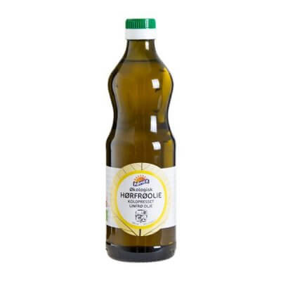 Hørfrøolie Koldpresset Ø - 500 g.