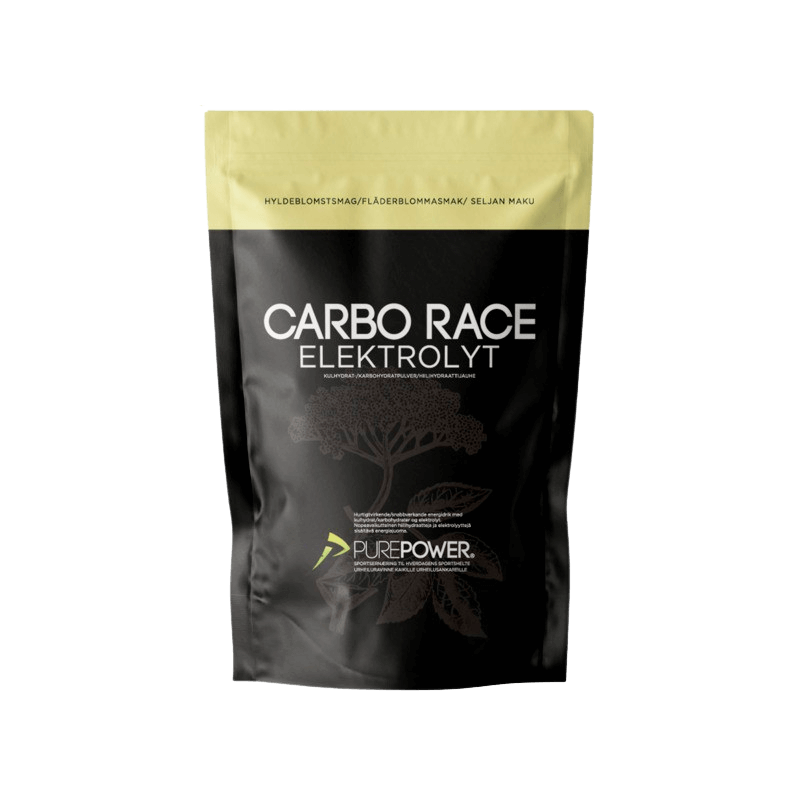 PurePower Carbo Race Elektrolyt Hyldeblomst 1 kg