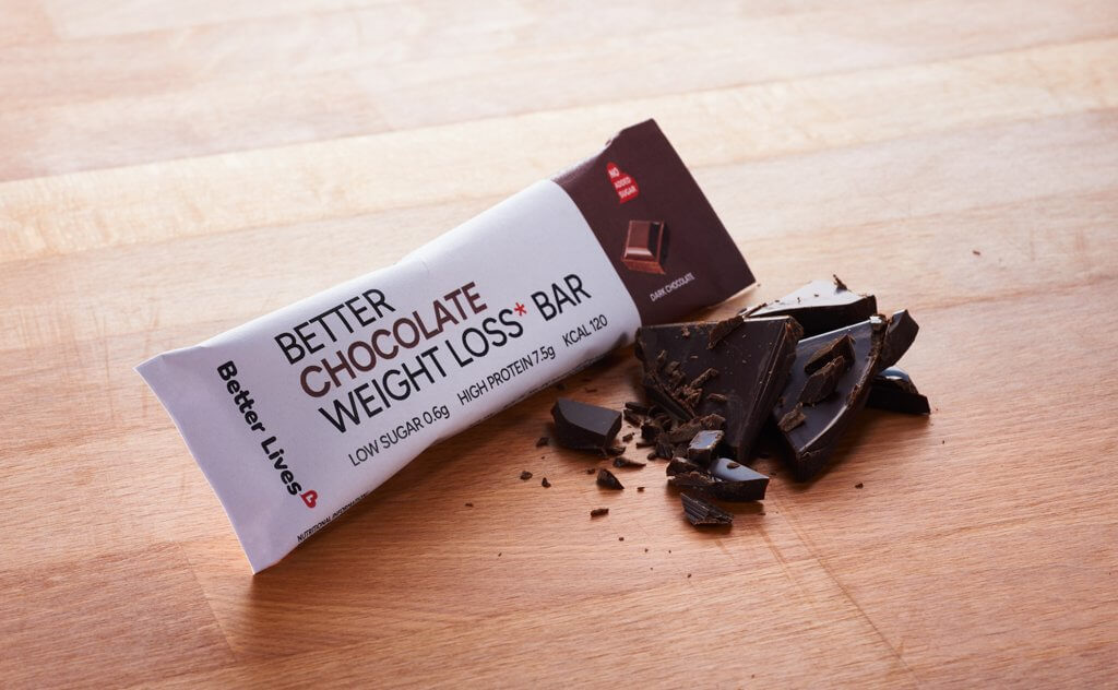 Betterlives Protein weight loss bar - chokolade
