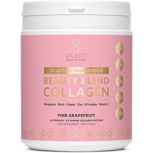 Plent Beauty Blend Collagen Pink Grapefruit 277g - 3 for 897,-
