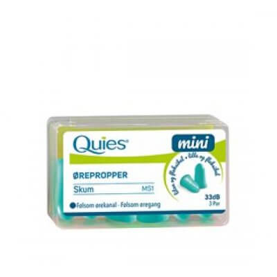 Quies Ørepropper mini skum 3 par