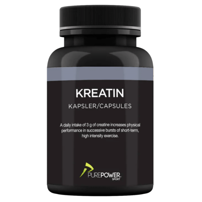PurePower Kreatinkapsler 120 stk. 