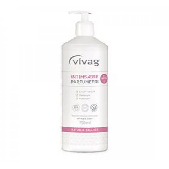 Vivag Intimsæbe Parfumefri 750 ml.