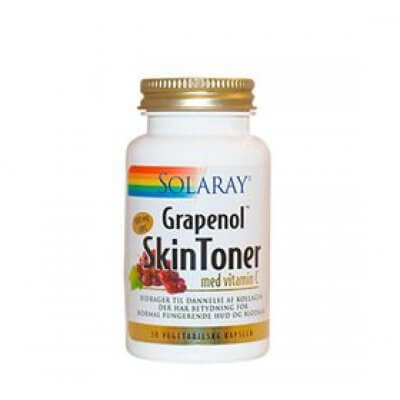 Solaray Grapenol Skintoner • 30 kap.