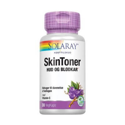 Solaray Grapenol Skintoner • 30 kap.