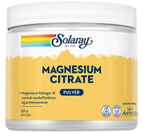Solaray Magnesium Citrate 225 g. 