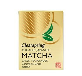 Clearspring Matcha grøn te pulver Ø 30g. (Gul)