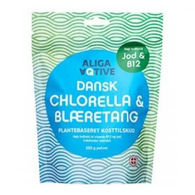 ALIGA AQTIVE Dansk Chlorella & Blæretang 200 g.