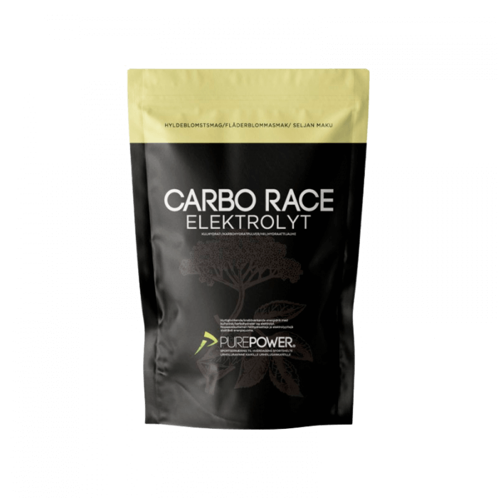 PurePower Carbo Race Elektrolyt Hyldeblomst 1 kg