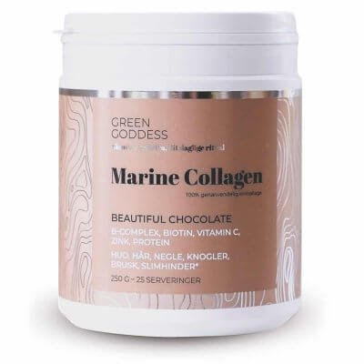 Green Goddess Marine Collagen Chokolade 250g