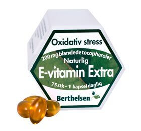 Berthelsen E-vitamin Ekstra 75 kap. DATOVARE 07/2024