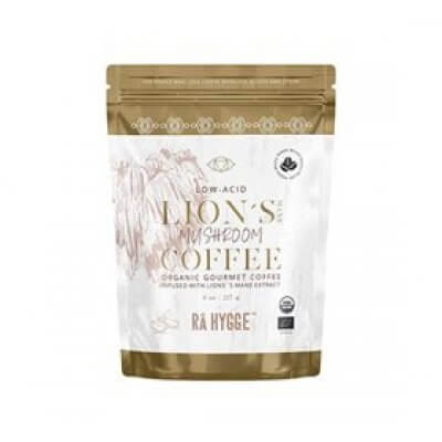 RÅ HYGGE Kaffe m. Lion's Mane svampeekstrakt- Hele bønner Ø • 227 g.    X