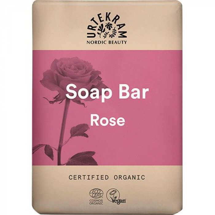 Urtekram rose sæbe bar 
