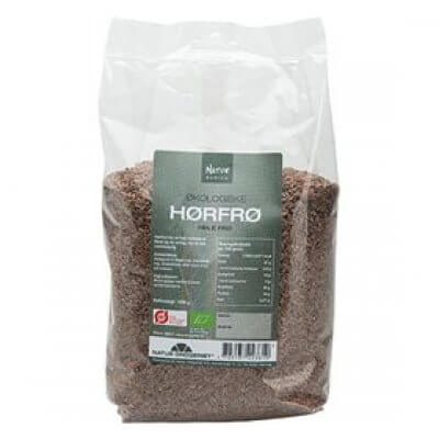 ND Hørfrø hele Ø - 1kg.