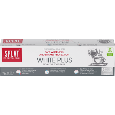 SPLAT® - Tandpasta White Plus 75 ml.