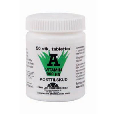 ND A-Vitamin • 50 tab. DATOVARE 21/6-2024