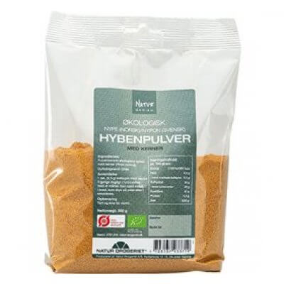 ND Hyben pulver fint m. kerner Ø 500 g.