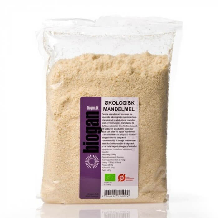 Biogan Mandelmel Økologisk 500 g. 