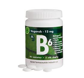 DFI B6 12mg vegansk 90 tab.