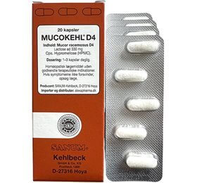 Mucokehl kapsler D4 • 20 stk.