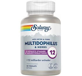 Solaray Multidophilus & Herbs • 30 kap.