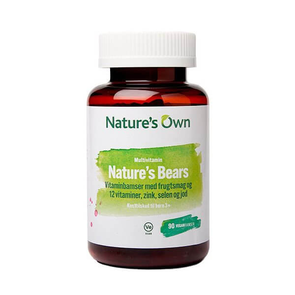 Natures Own Multivitaminer Nature's Bear 90 gum.