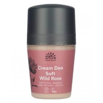 Urtekram Deo cream roll on Soft Wild Rose • 50ml.