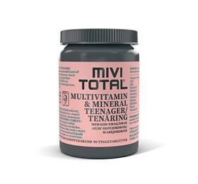 Mivi Total Teenager multivitamin & mineraler 90 tab.