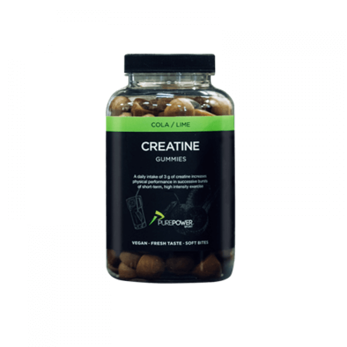 PurePower Kreatin Vingummi Cola/Lime 120 stk.
