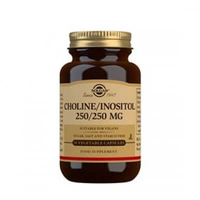 Solgar Choline/Inositol 250mg 50 kap.