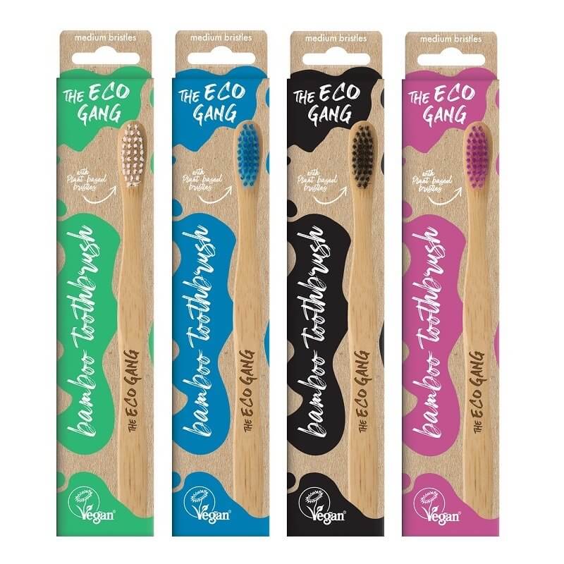 THE ECO GANG - Bambus Tandbørster - Medium