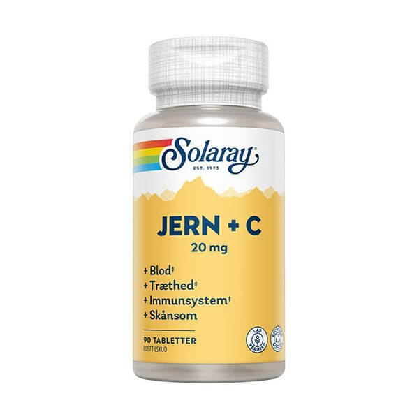 Solaray Jern + C 90 tab.