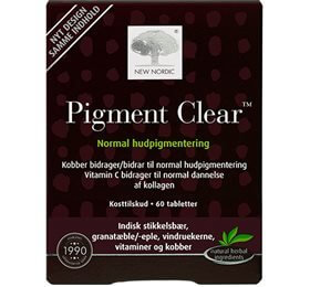 New Nordic Skin Care Pigment Clear 60 tabletter