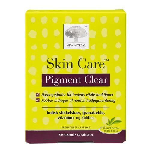 New Nordic Skin Care Pigment clear 60 stk - Datovare 02/2024