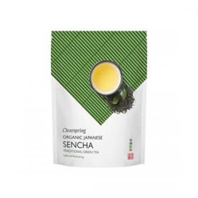 Clearspring Sencha grøn te (løsvægt) Ø 90g.
