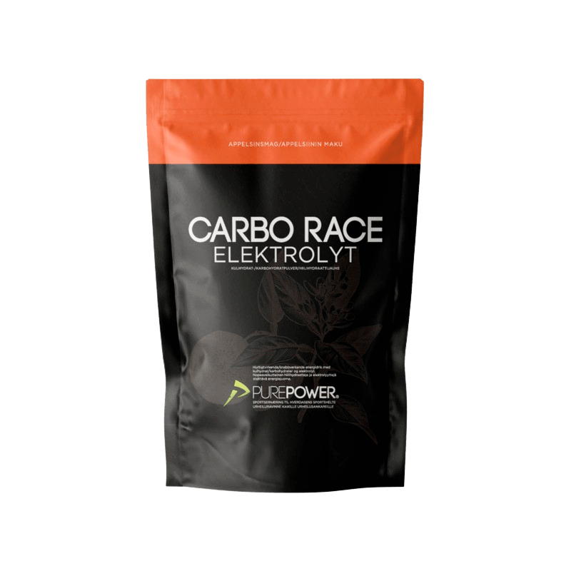 PurePower Carbo Race Elektrolyt Appelsin 1 kg