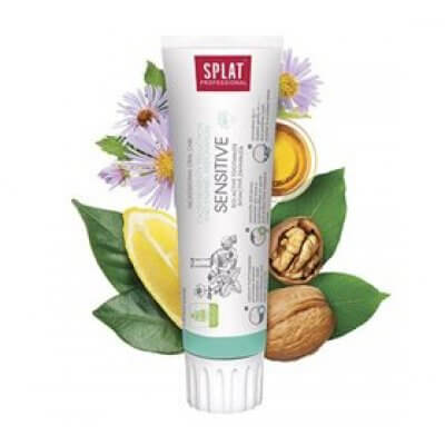 Splat Tandpasta sensitive bio-active • 100ml - 2 for 70,-