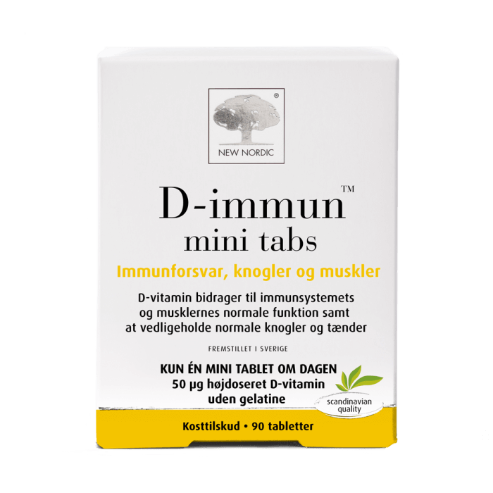New Nordic D-Immun™ mini tabs 90 tabletter 