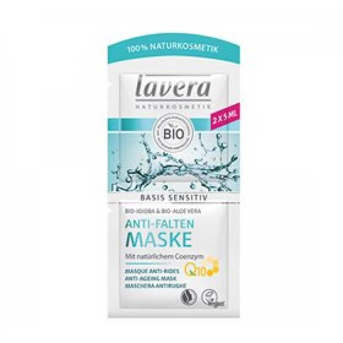 Lavera Face Mask Q10 Anti-Ageing Basis Sensitiv • 10 ml. X