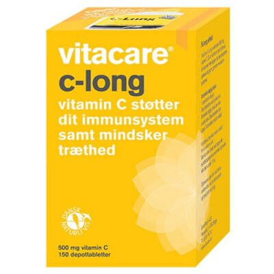 Vitacare C-Long 500 mg 150 tabletter