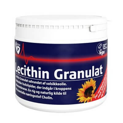 BioSym Lecithin Granulat m. solsikke • 200 gram - DATOVARE