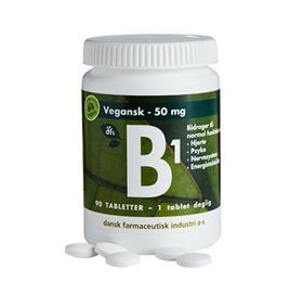 B1 50 mg Vegansk 90 tab.