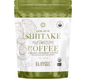 RÅ HYGGE Kaffe m. Shiitake svampeekstrakt- Filtermalet Ø • 227 g.    X