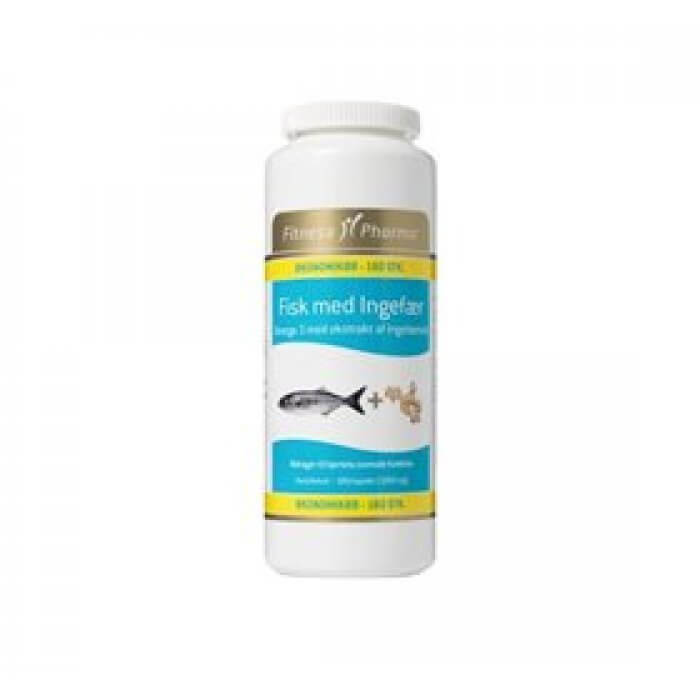 Fitness Pharma Fisk m. ingefær 180 kap.
