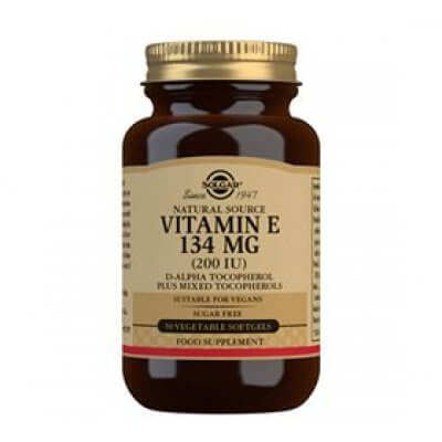 Solgar E vitamin 134 mg - 50 kap.