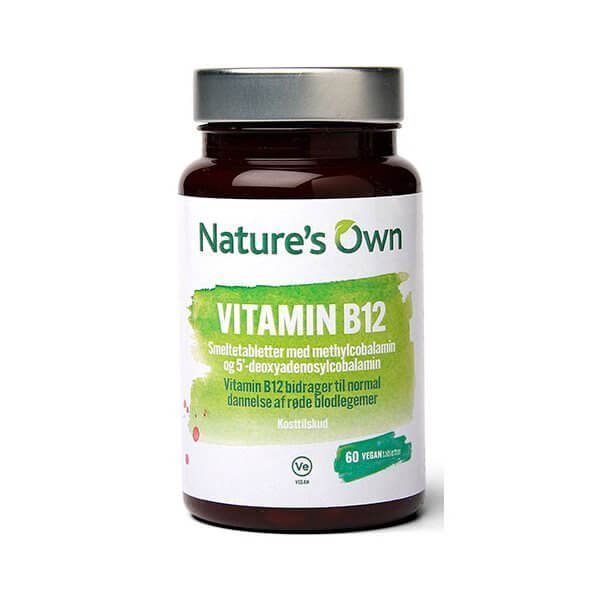 Natures Own Vitamin B12 Vegan smeltetablet 60 tab.