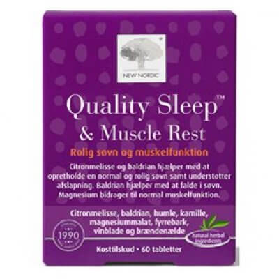 New Nordic Quality Sleep & Muscle Rest 60 tabl. 