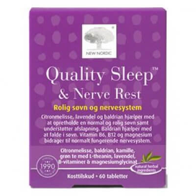 New Nordic Quality Sleep & Nerve Rest 60 tabl. 